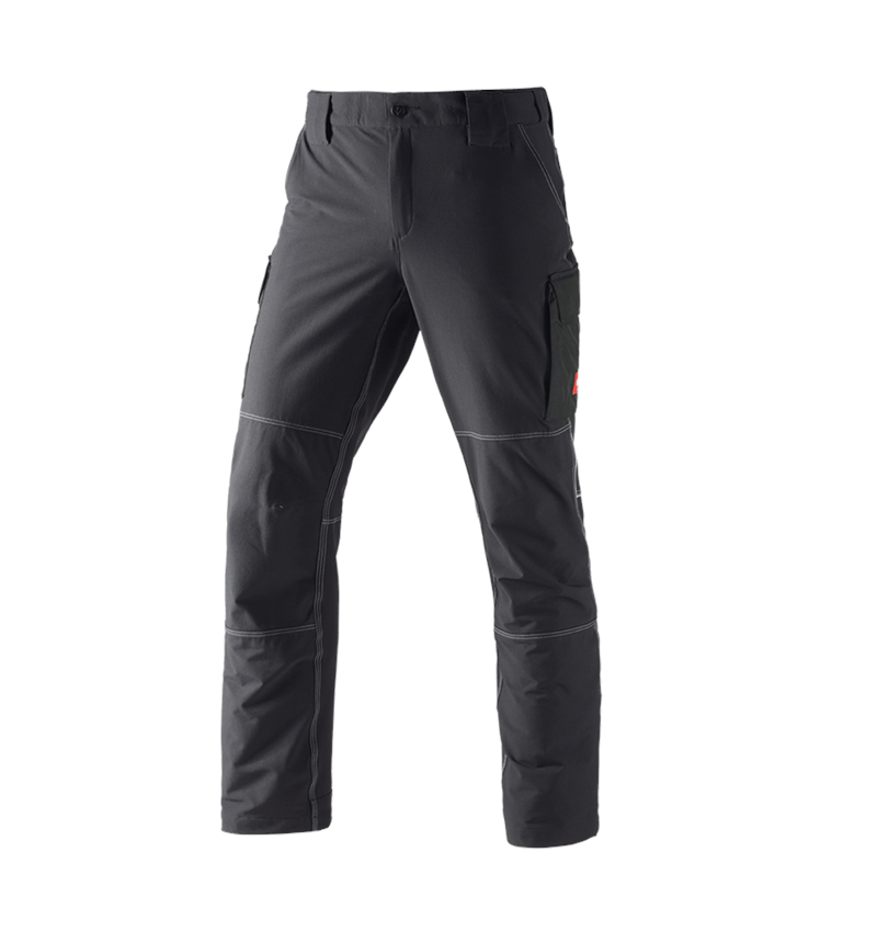 Hosen: Winter Funktions Cargohose e.s.dynashield + schwarz