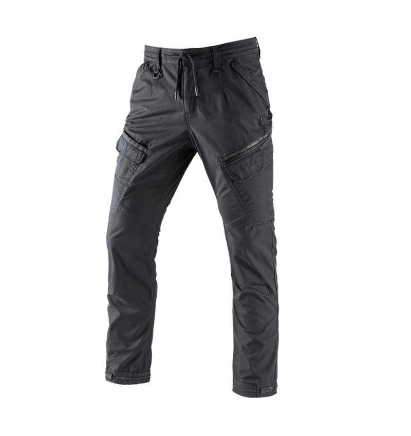 Hosen: Cargohose e.s. ventura vintage + schwarz 2