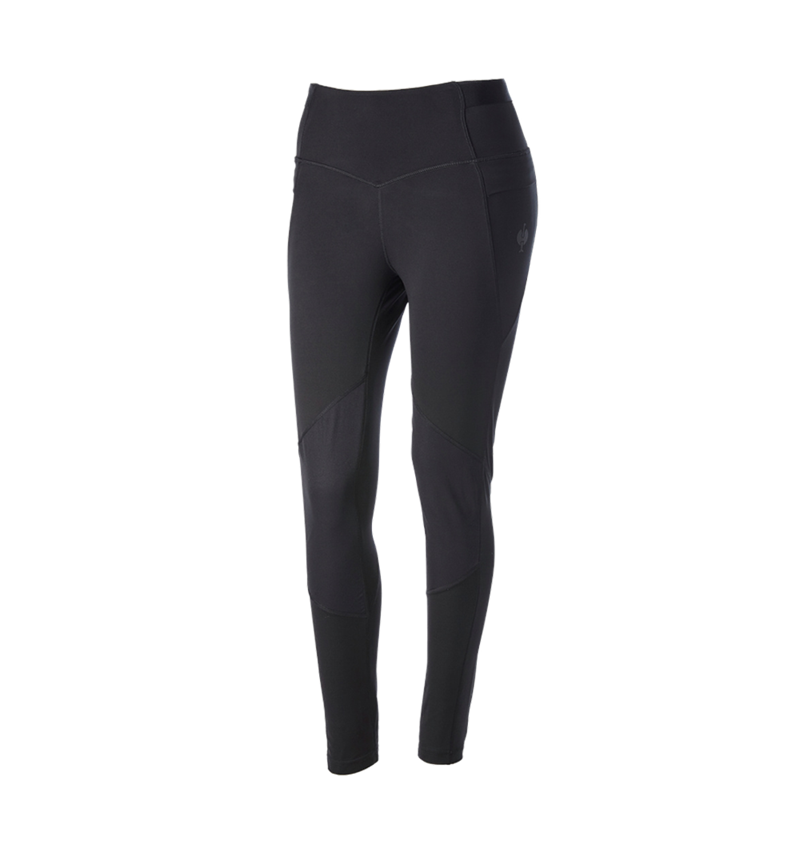 Hosen: Race Tights e.s.trail, Damen + schwarz 3