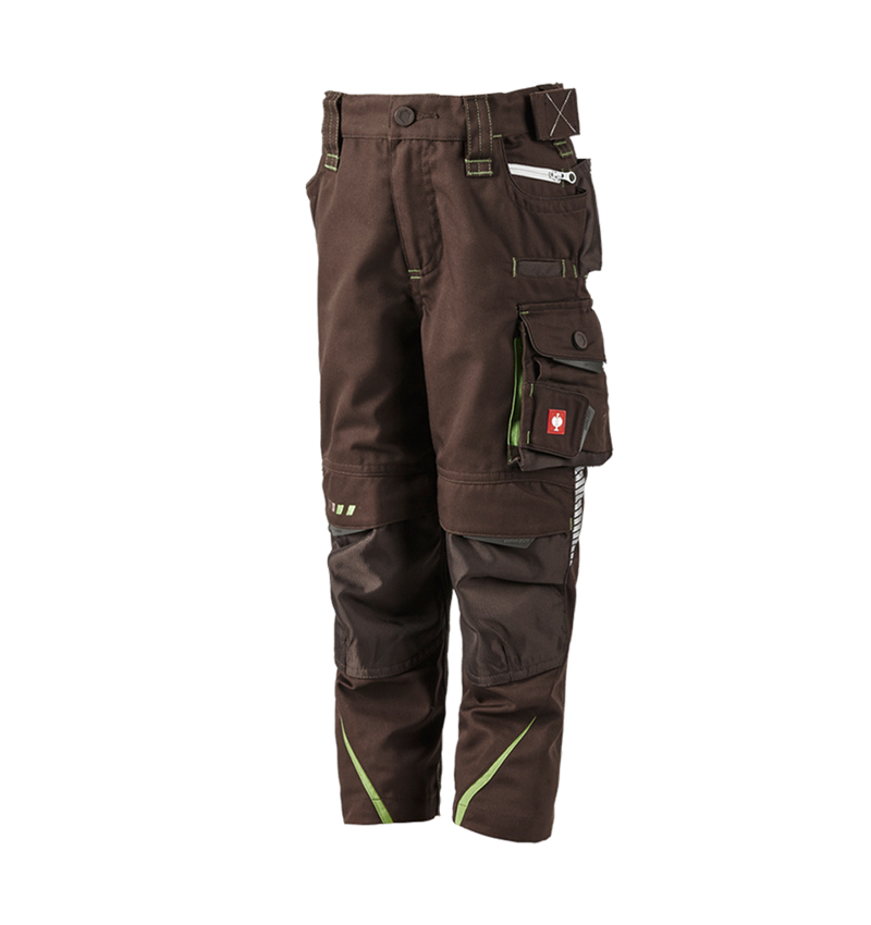 Hosen: Winter Bundhose e.s.motion 2020, Kinder + kastanie/seegrün