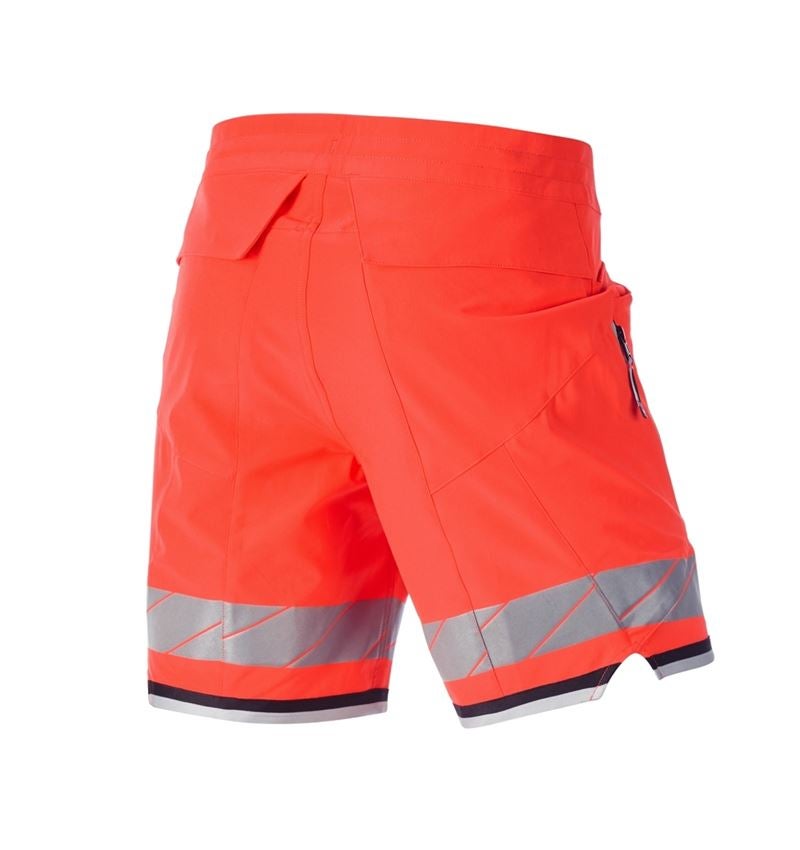 Hosen: Reflex Funktions Short e.s.ambition + warnrot/schwarz 6