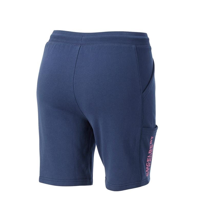 Accessoires: Sweat Short light e.s.trail, Damen + tiefblau/tarapink 6