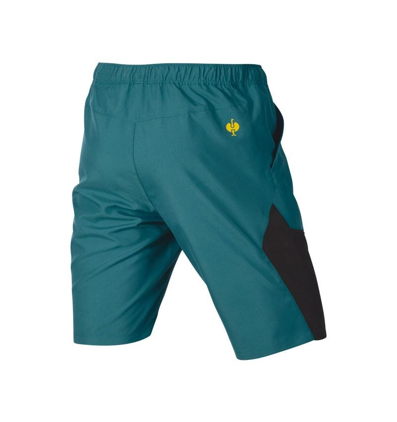 Hosen: Trekking Swim Short e.s.trail + smaragdgrün/chromgelb 6