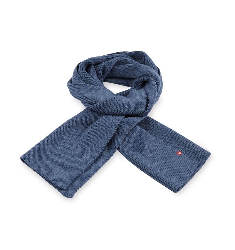 Accessoires: e.s. Strickschal + nordicblau