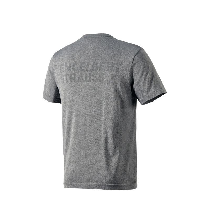 Shirts & Co.: T-Shirt seamless e.s.trail + basaltgrau melange 4