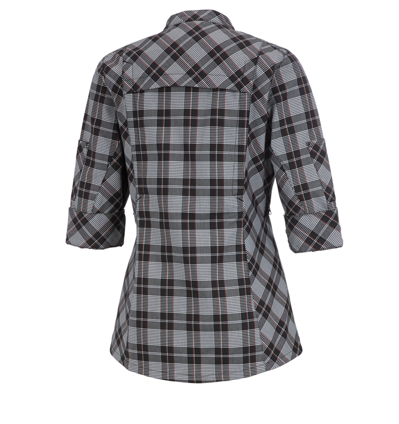 Jacken: Berufsjacke 3/4-Arm e.s.fusion, Damen + schwarz/weiß/rot 3