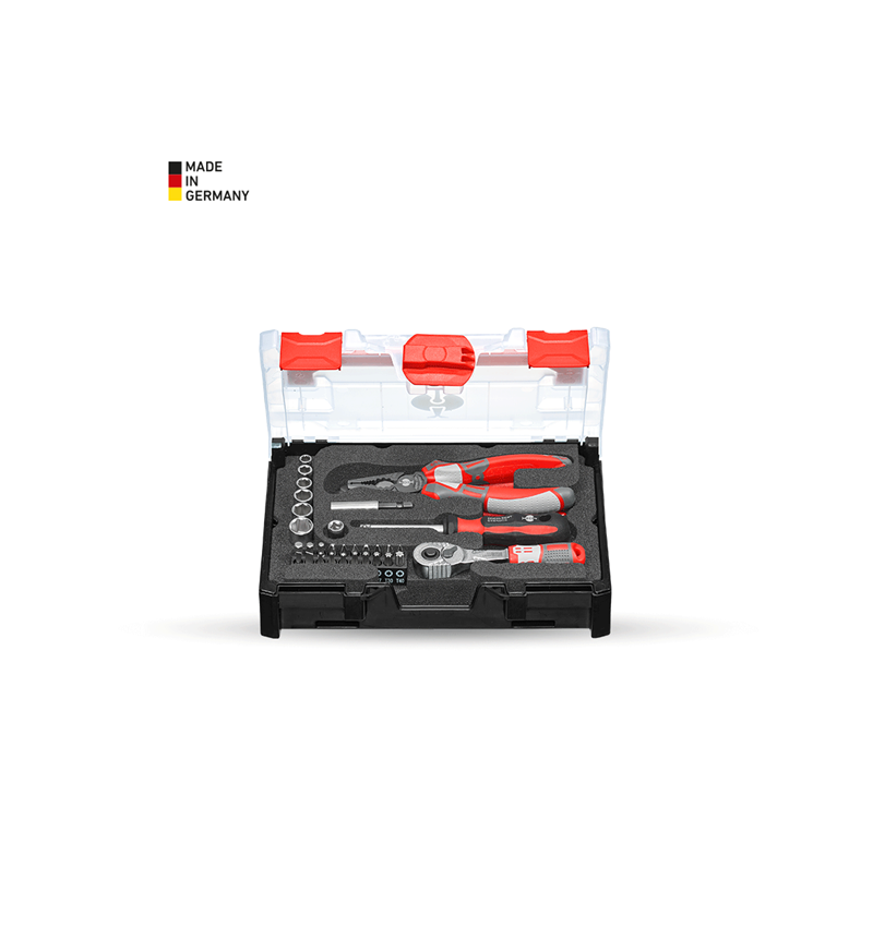 Sistema STRAUSSbox: Set di attrezzi Allround nella STRAUSSbox mini