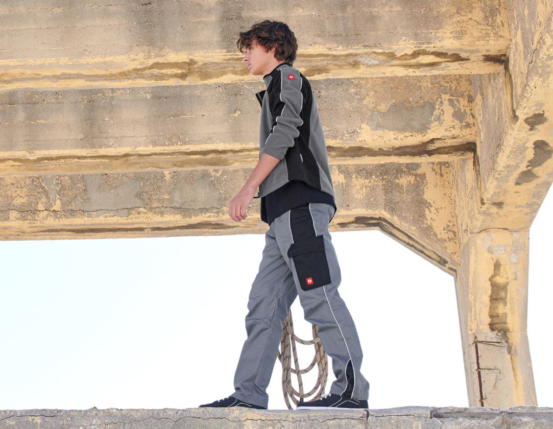 Hosen: Kinder Bundhose e.s.active + grau/schwarz 2