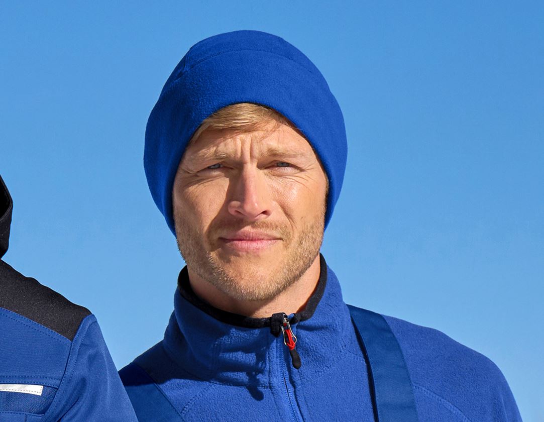 Accessoires: e.s. FIBERTWIN® microfleece Mütze + kornblau