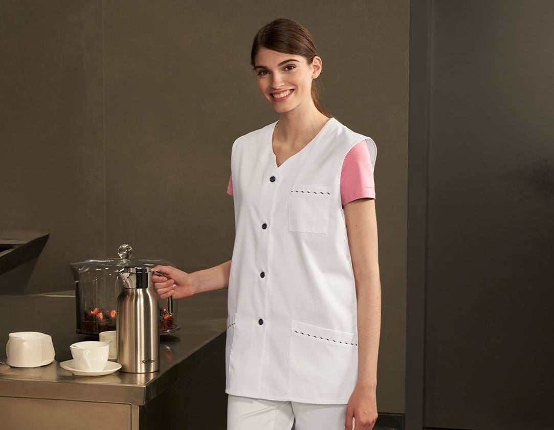 Shirts & Co.: Kasack Katja + weiß