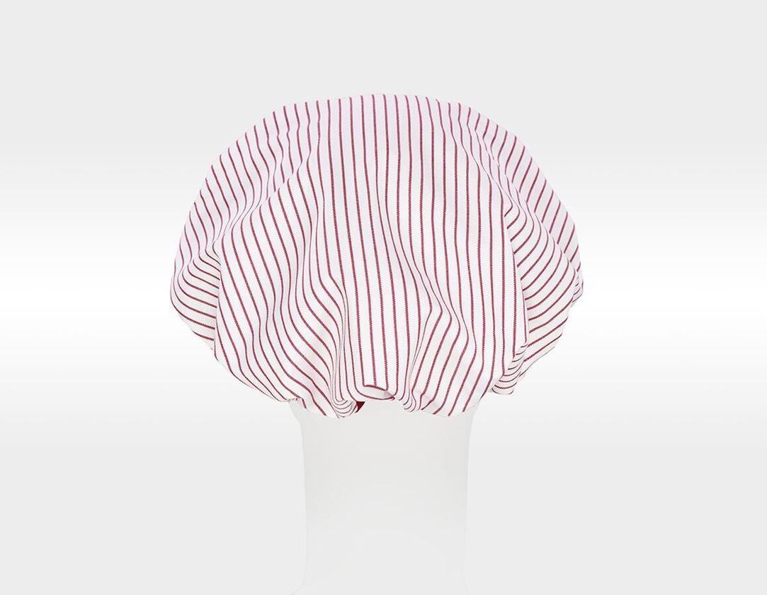 Accessoires: Ballonmütze + weiß/bordeaux 3
