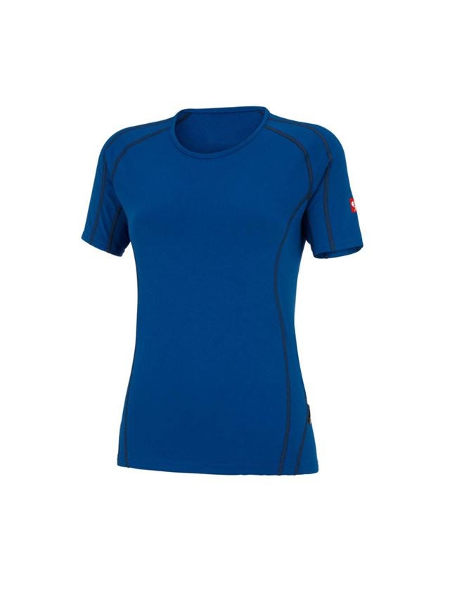 Funktionsunterwäsche: e.s. Funktions-T-Shirt clima-pro, warm, Damen + enzianblau 3