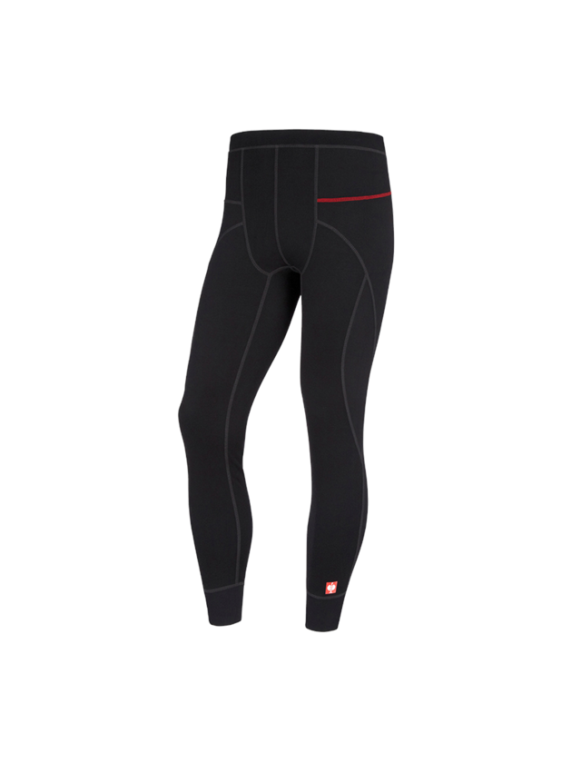 Unterwäsche | Thermokleidung: e.s. Funktions-Long Pants basis-warm + schwarz 5