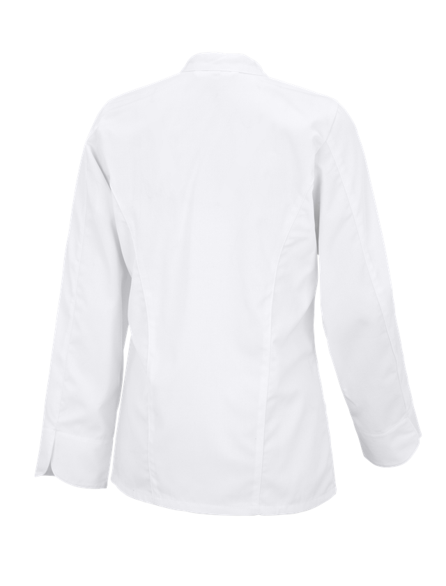 Shirts & Co.: Damenkochjacke Darla II + weiß 3