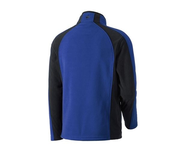 Giacca micropile Enzo 1/4 zip uomo, anti-pilling