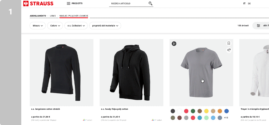 Design desiderato da 1 pezzo 