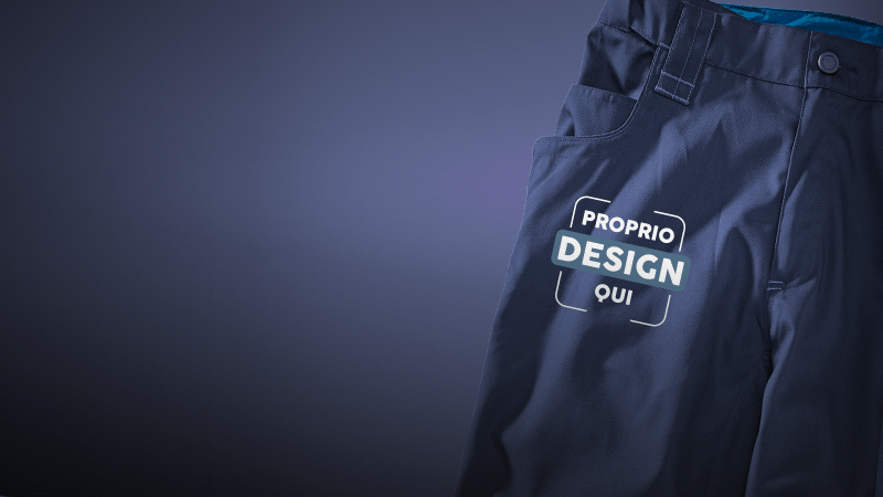 Pantaloni da lavoro e.s.motion 2020 con personalizzazione stampa e ricamo