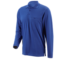 e.s. Longsleeve-Polo cotton Pocket