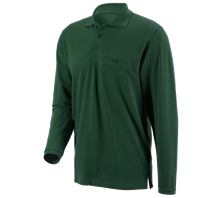 e.s. Longsleeve-Polo cotton Pocket