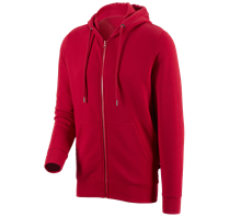 e.s. Hoody-Sweatjack poly cotton