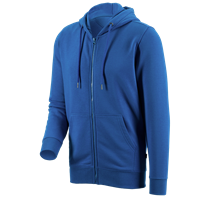 e.s. Hoody-Sweatjack poly cotton