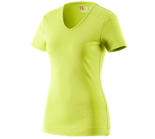 e.s. T-Shirt cotton V-Neck, dames