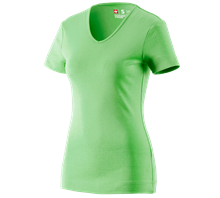 e.s. T-Shirt cotton V-Neck, dames