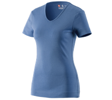 e.s. T-Shirt cotton V-Neck, dames