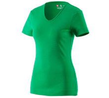 e.s. T-Shirt cotton V-Neck, dames