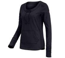 e.s. Longsleeve cotton slub, dames