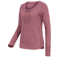 e.s. Longsleeve cotton slub, dames