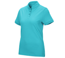 e.s. Poloshirt cotton Mandarin, dames