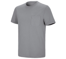 e.s. T-shirt cotton stretch Pocket