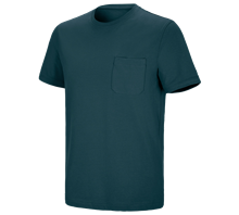 e.s. T-shirt cotton stretch Pocket