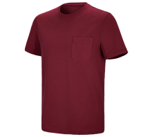 e.s. T-shirt cotton stretch Pocket