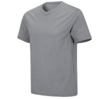 e.s. T-shirt cotton stretch V-Neck
