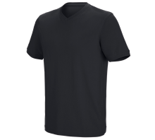 e.s. T-shirt cotton stretch V-Neck