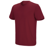e.s. T-shirt cotton stretch V-Neck