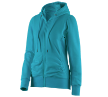 e.s. Hoody-Sweatjack poly cotton, dames
