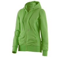 e.s. Hoody-Sweatjack poly cotton, dames