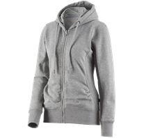 e.s. Hoody-Sweatjack poly cotton, dames