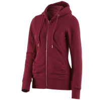 e.s. Hoody-Sweatjack poly cotton, dames