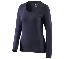 e.s. Longsleeve cotton stretch, dames