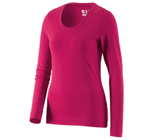 e.s. Longsleeve cotton stretch, dames