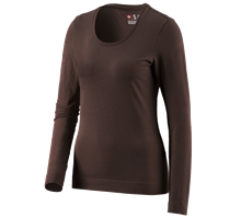 e.s. Longsleeve cotton stretch, dames