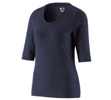 e.s. Shirt 3/4-mouw cotton stretch, dames