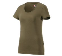 e.s. T-Shirt cotton stretch, dames