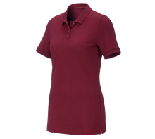 e.s. Pique-Polo cotton stretch, dames