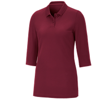 e.s. Pique-Polo 3/4-mouw cotton stretch, dames