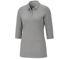 e.s. Pique-Polo 3/4-mouw cotton stretch, dames